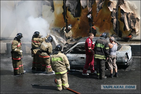 Пожар на Садовом кольце