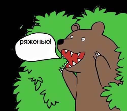 Медведь отжал планшет