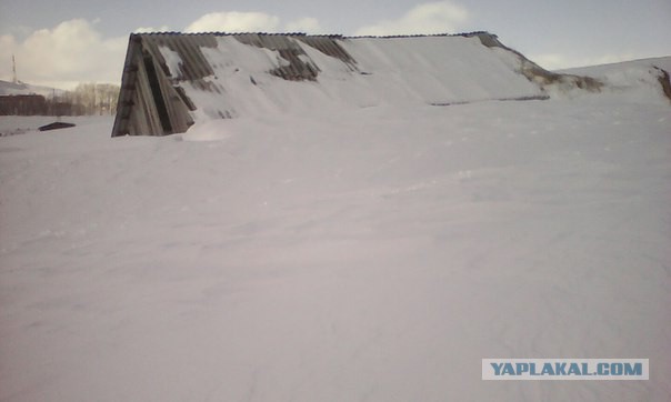 Буран на юге Башкирии