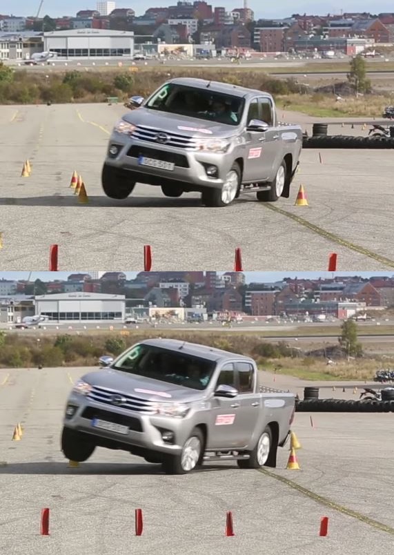 Toyota Hilux провалил «лосиный тест»