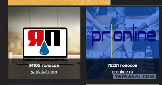 ЯП на Премии Рунета 2018!