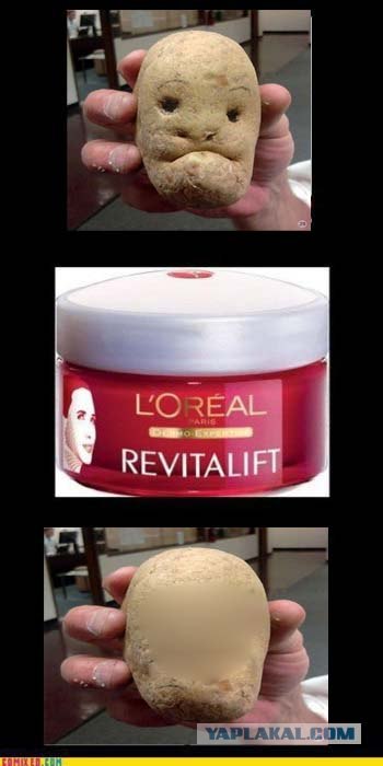 Фотожаба: L'Oreal разгладит все морщины