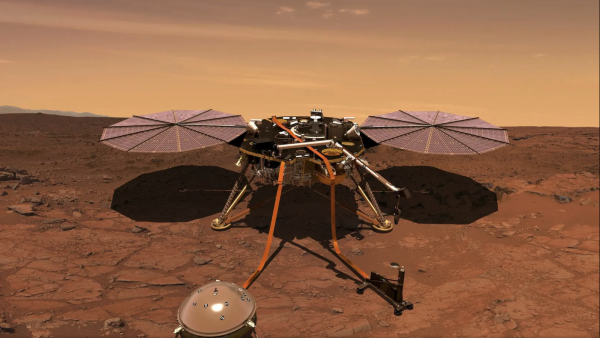 Космический корабль обнаружил потерянный зонд InSight на Марсе