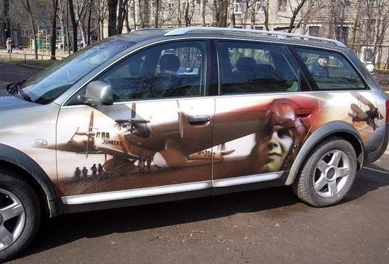 Аэрография автомобиля
