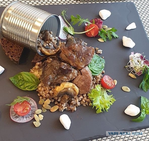 Греча с мясом, не томлёная