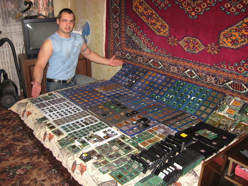 Русский коллекционер процессоров
