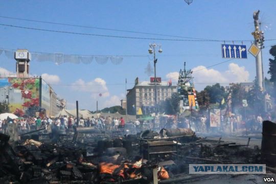 В Киев введены танки для зачистки майдана