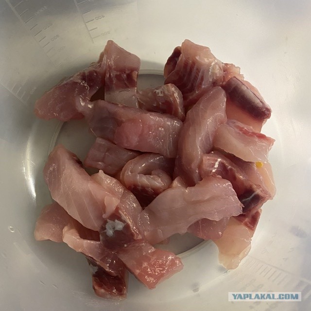 Рыбный чаудер с картофелем, кукурузой и хрустящим беконом.