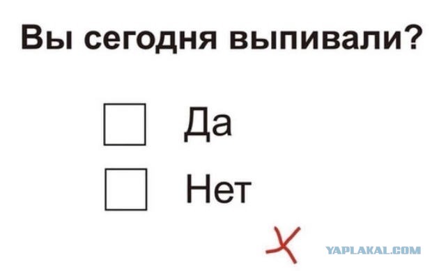 Тест на трезвость