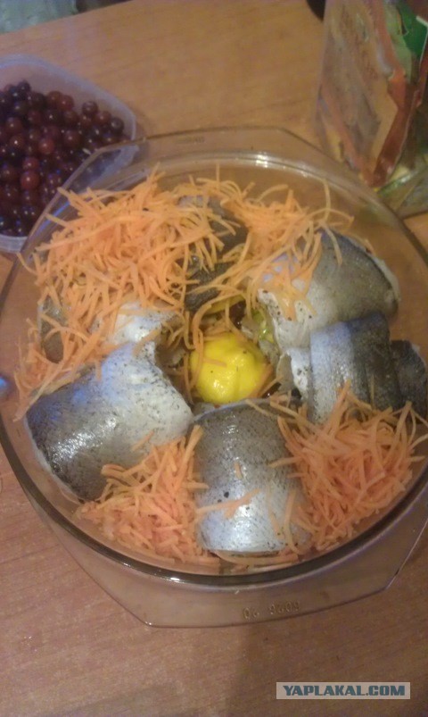 Эксперименты с рыбой и грибами... Тушим-парим