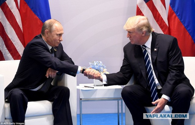 Фото: Первая встреча Путина и Трампа