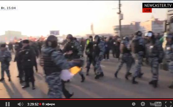 Русский марш - прямой эфир из Москвы