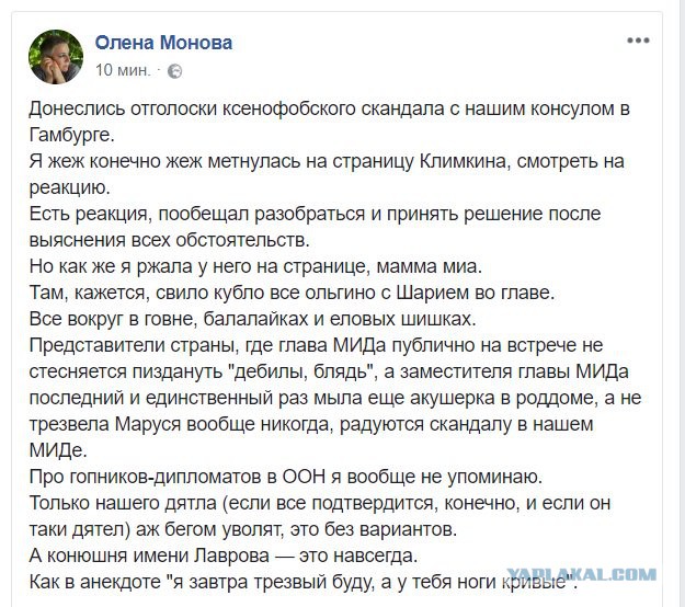 Консул Украины в Гамбурге оказался нацистом.