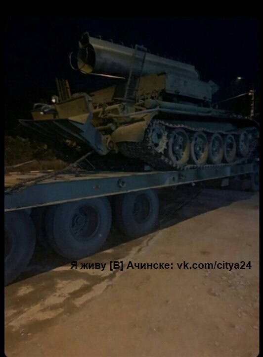 В Красноярском крае горит военный склад