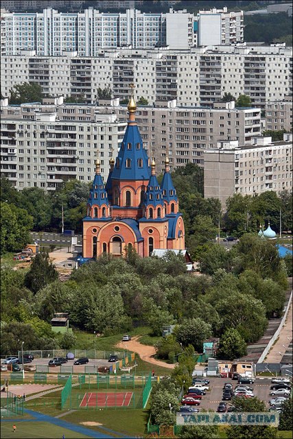 Москва с высоты птичьего полета (77 фото)