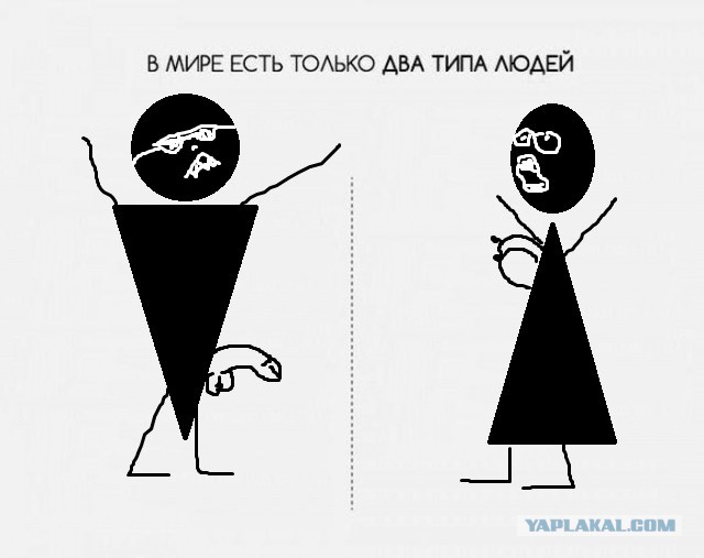 В мире есть два типа людей. В мире есть два типа людей