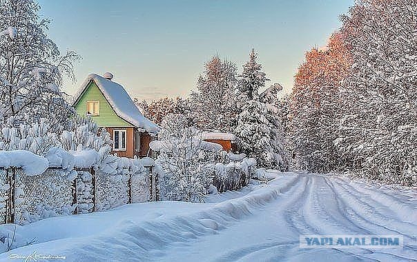 Морозное утро в глубинке!
