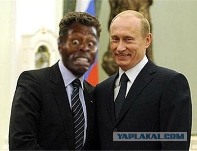 Фотожаба: Очень напряженное лицо