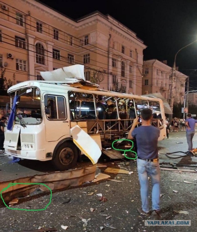 В Воронеже взорвалась маршрутка