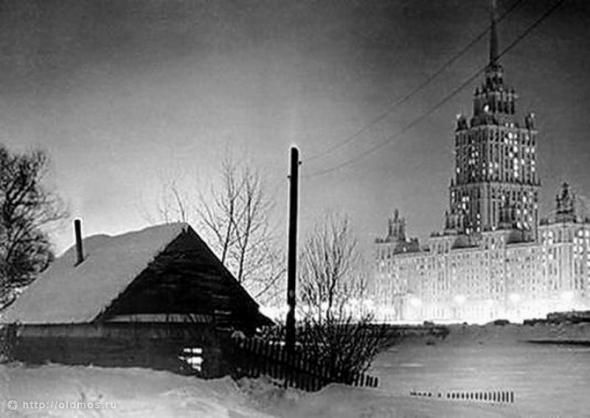 Москва зимой: давно минувшие годы