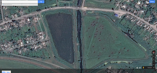 GoogleEarth обновил частично карту Донбасса