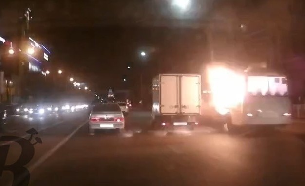 В Воронеже взорвалась маршрутка