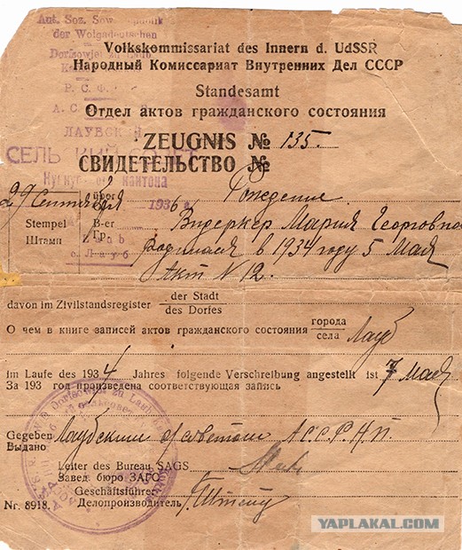 Немецкая государственность в СССР: АССР немцев Поволжья