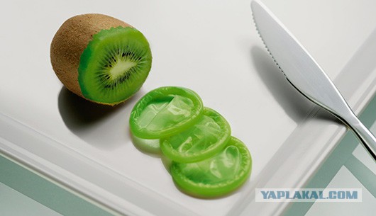 Зеленый презерватив
