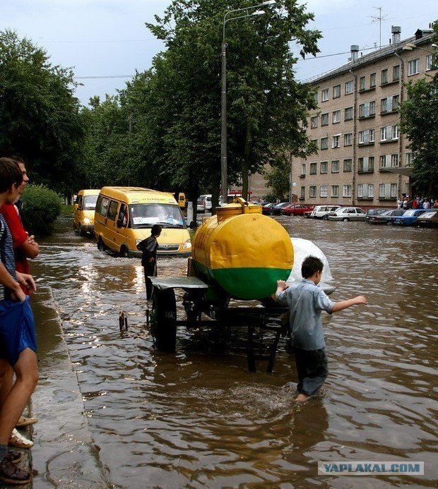 В Обнинске меняют авто на лодки