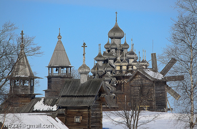 Зимой в Кижи