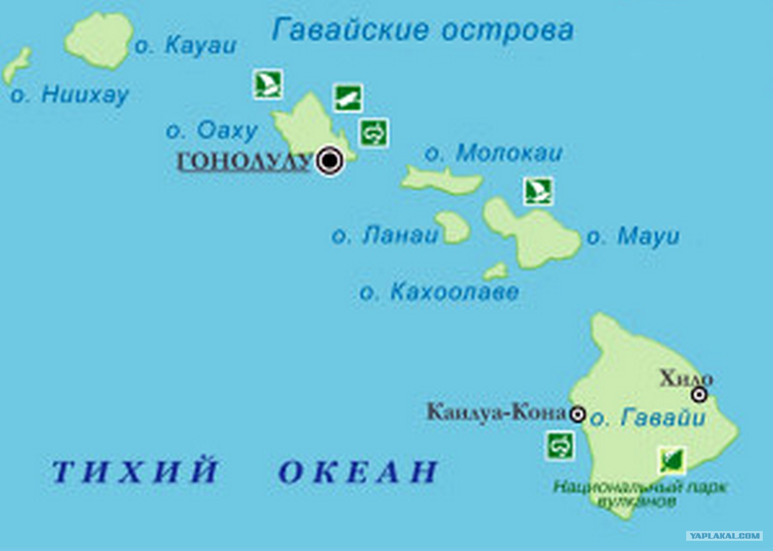Открой карту островов. Гавайские острова карта. Остров Кауаи Гавайские острова на карте. Где находятся Гавайские острова на карте.