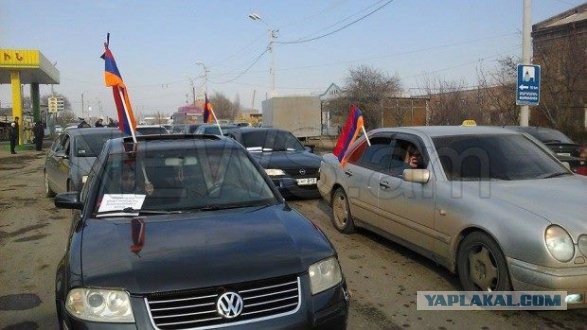 попытка штурма воинской части в Армении