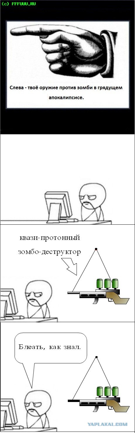 Методы борьбы с зомби (2 Pics)