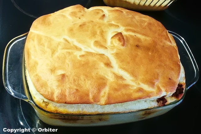 Запеканка с фаршем  и картошкой