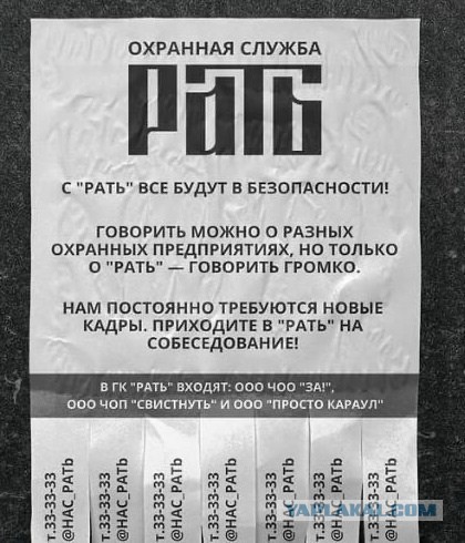 Охранная служба "Рать". Казалось бы, какие могут  быть сложности?