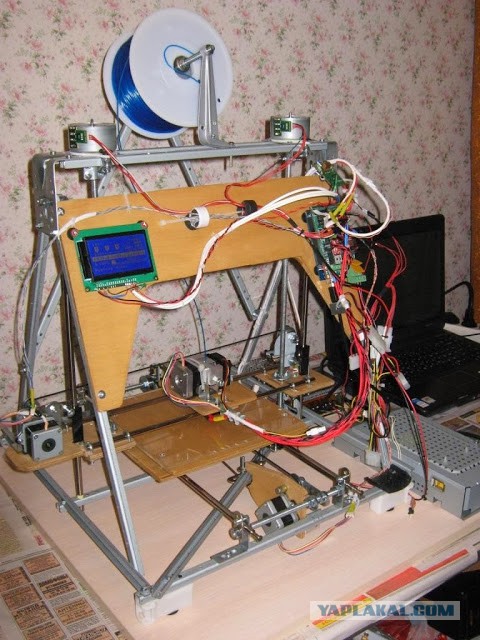 Самодельный 3D принтер из старых аппаратов