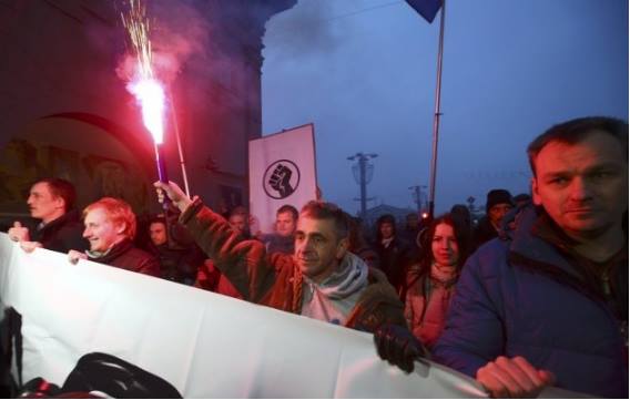 Митинг в Беларусии