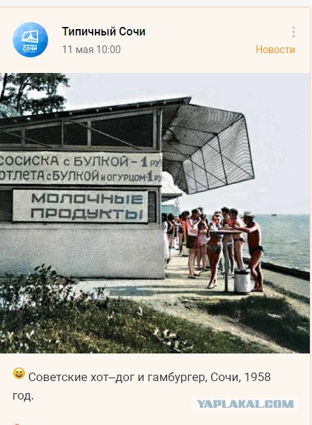 Когда хочешь хот-дог, гамбургер и милкшейк, но живешь в СССР