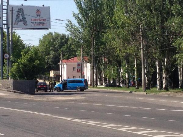 Начался обстрел аэродрома и окрестностей в Донецке
