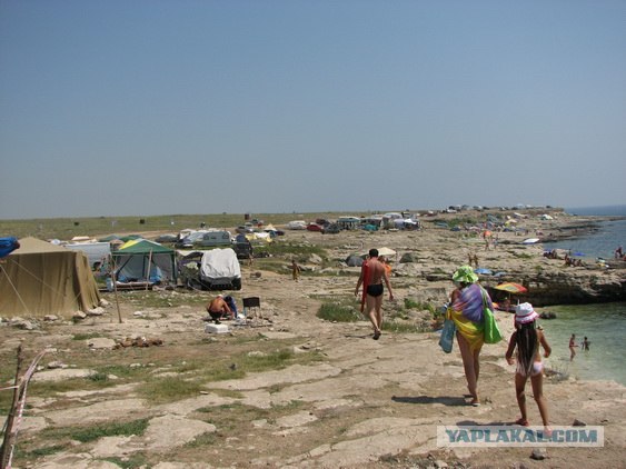 Мыс Тарханкут - самая западная точка Крыма.