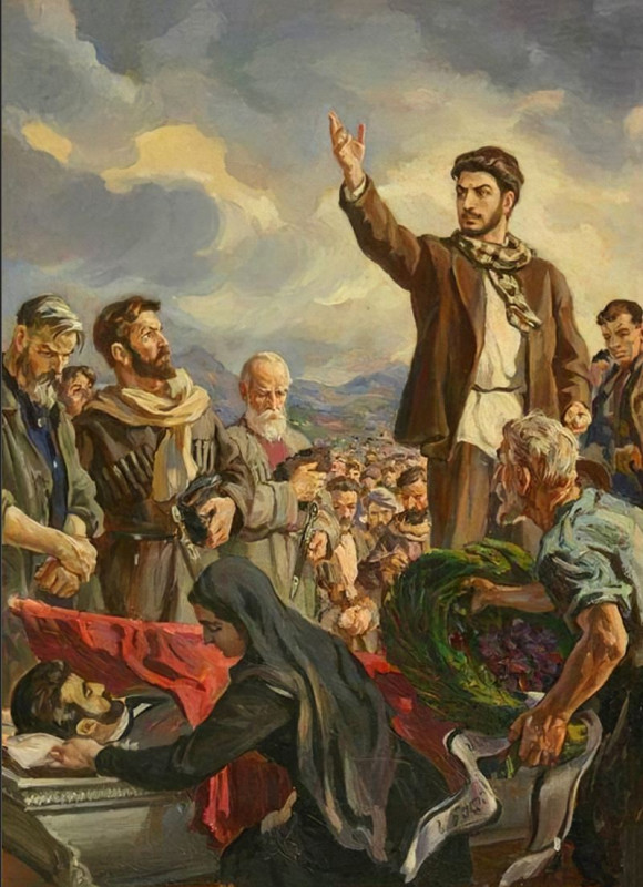 Жизнь Сталина в живописи