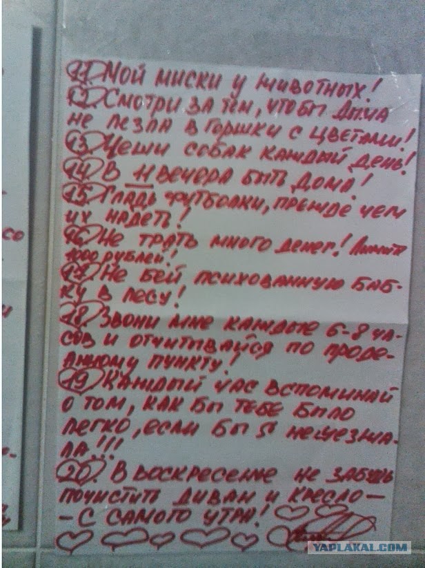 Жена уехала на выходные в деревню