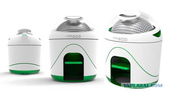 Стиральная машина, работающая без электропитания