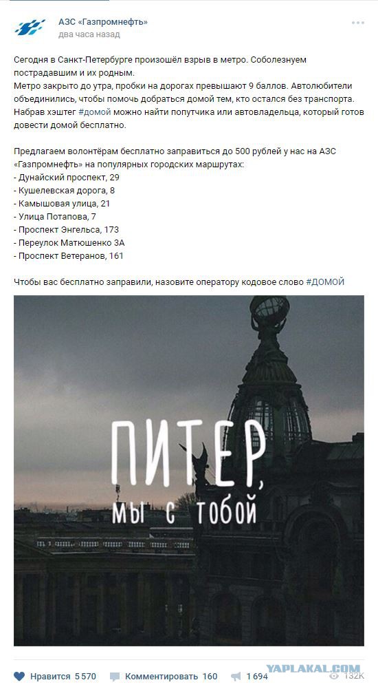 Питер на Яндекс-картах сейчас.