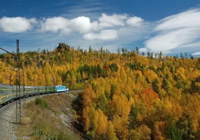 Осень на железной дороге