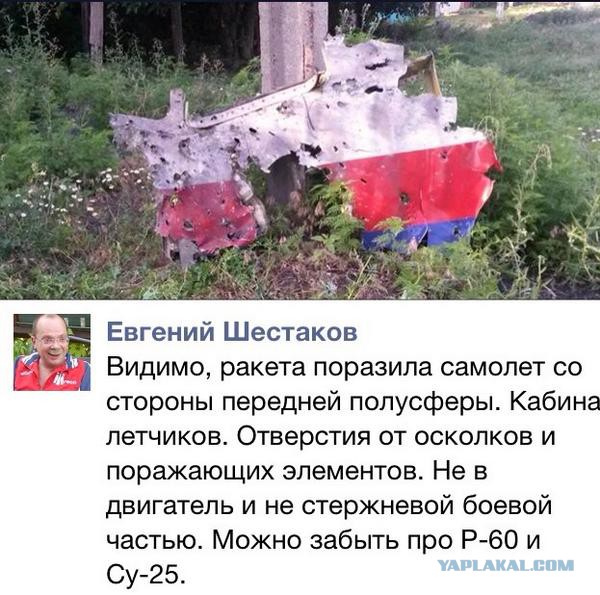 Заявление Минобороны РФ по катастрофе Boeing 777
