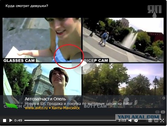 Куда смотрят девушки?