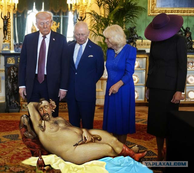Дональд и Мелания Трамп вчера покинули Великобританию