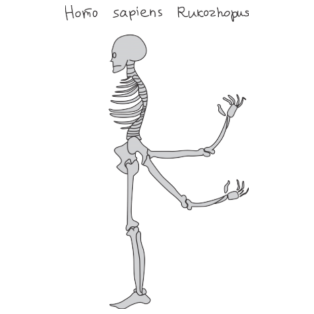 Рисунок руки из жопы