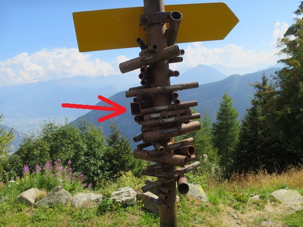 Устройство для поиска гор в Швейцарии.